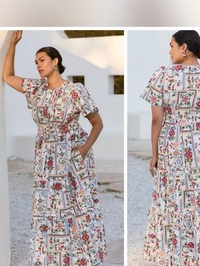 anthropologie maxi dress poshmark Maeve Dress XS Women Anthropologie Maxi High Low Fit & Flare Jersey Knit  Printed